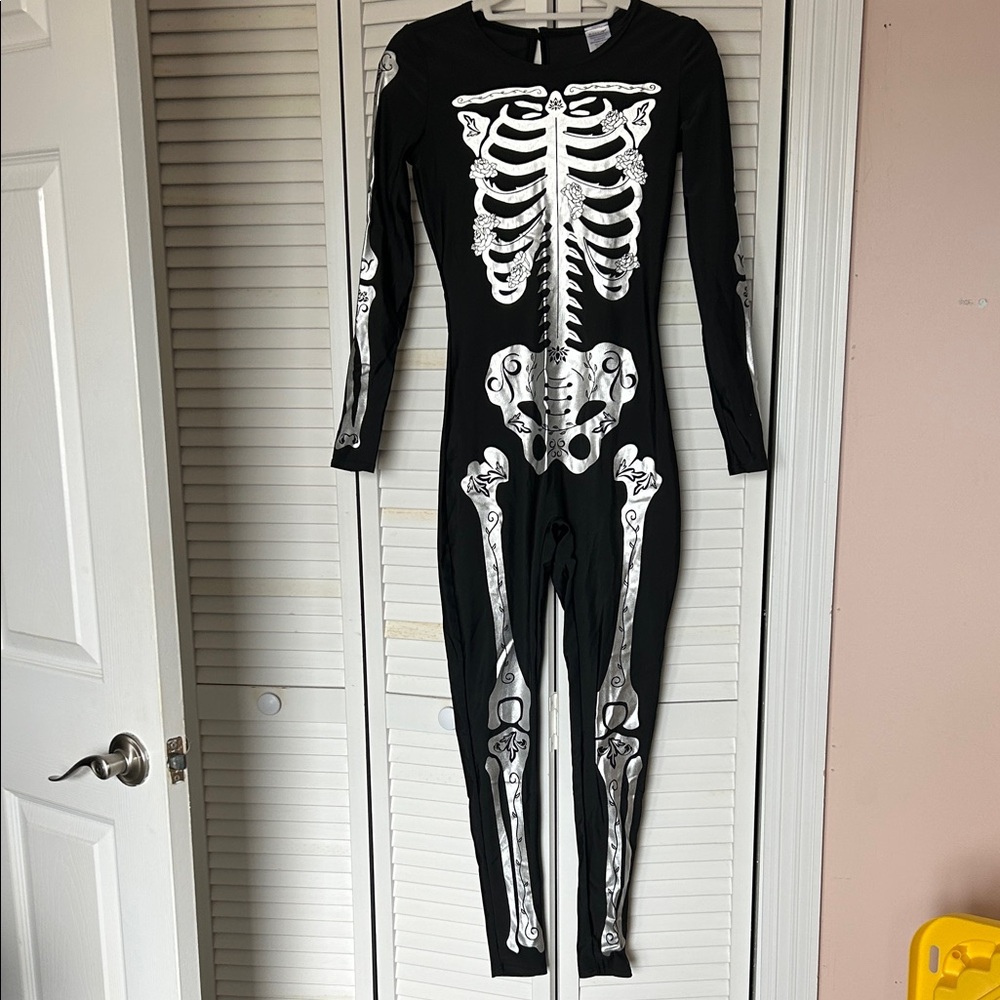 Spirit Black Skeleton Costume